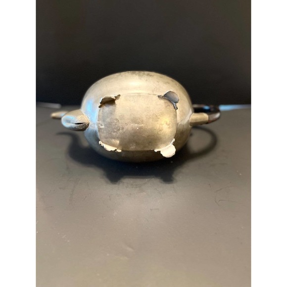 Original Antique Dixon & Son Coffee Footed Teapot Wood Handle 1800s - Picture 6 of 12